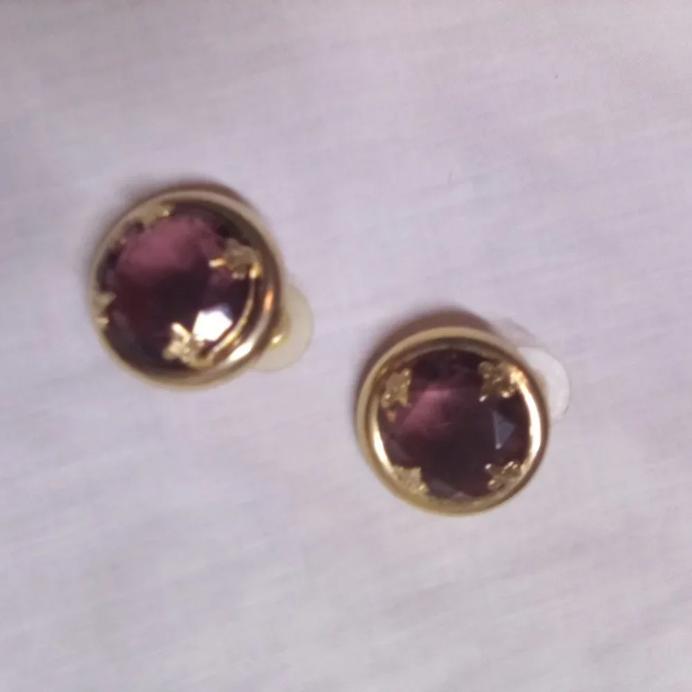 Beautiful Purple Amethyst  Earrings